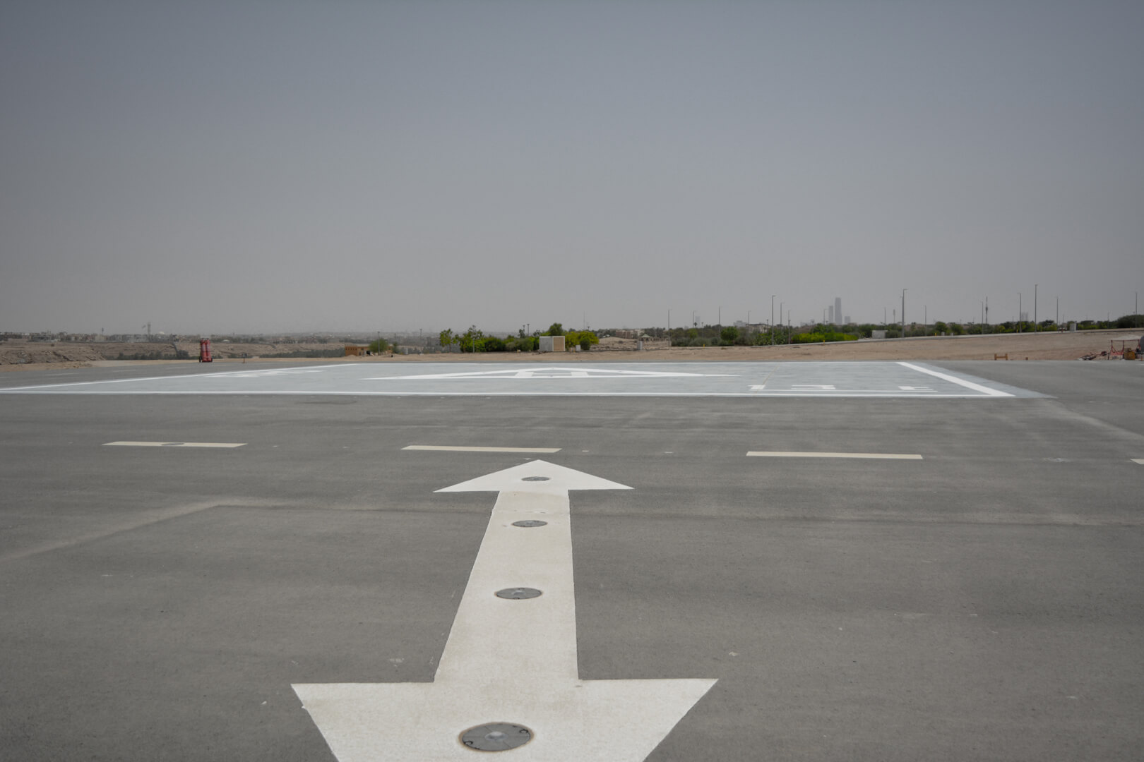 Helipad in Fifa, Diplomatic Quarter 