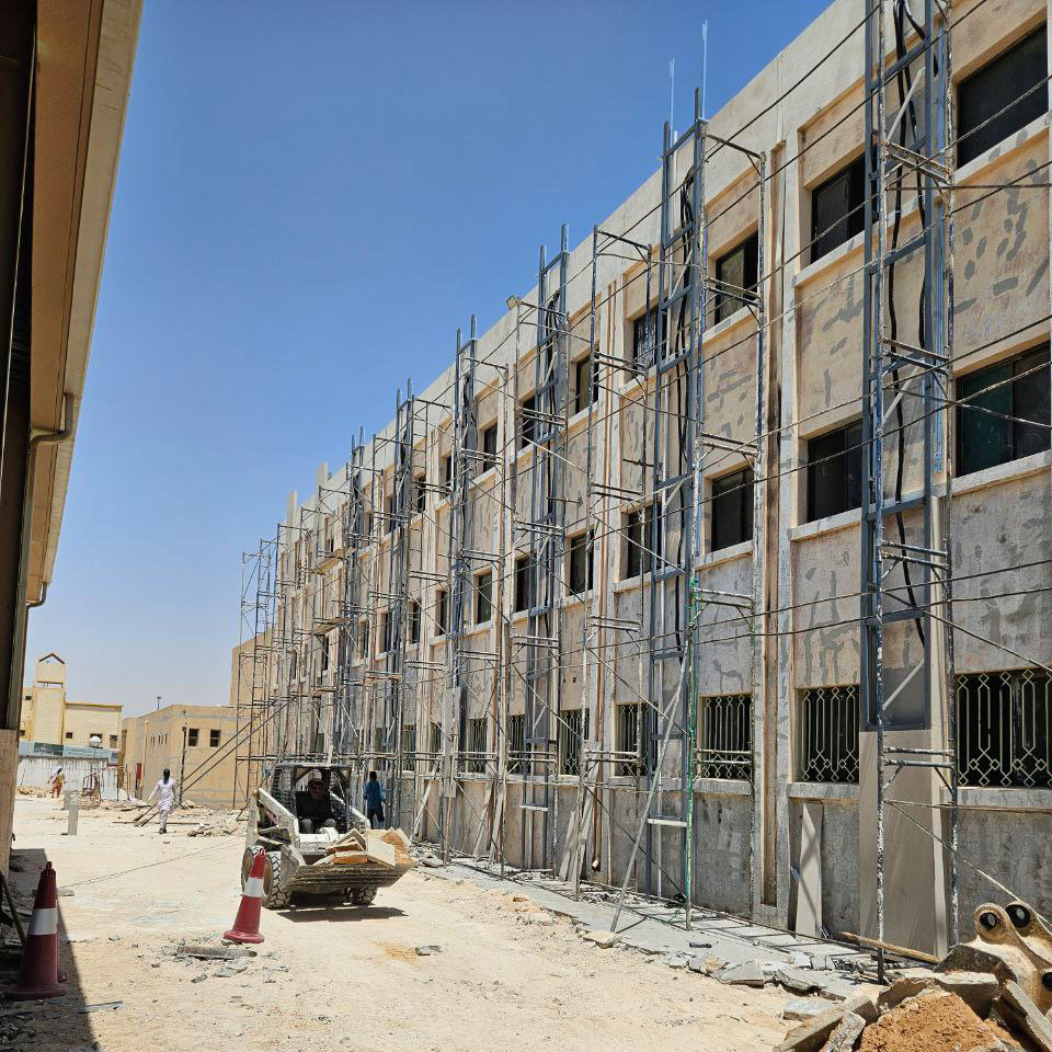 Architectural Improvements and Site Coordination Project for Two Schools in Al-Aziziyah District